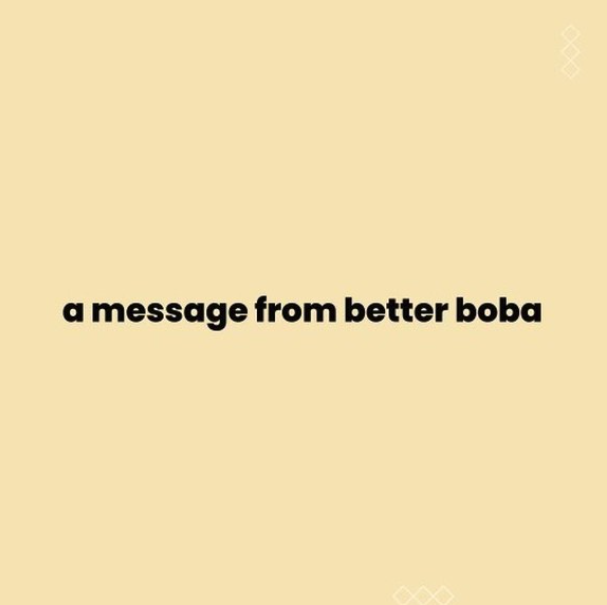 better boba statement