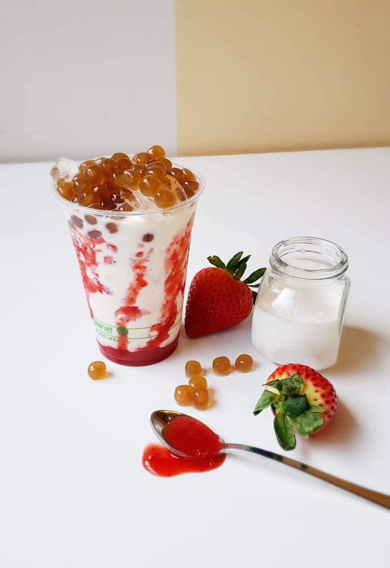 strawberry boba milk tea recipe