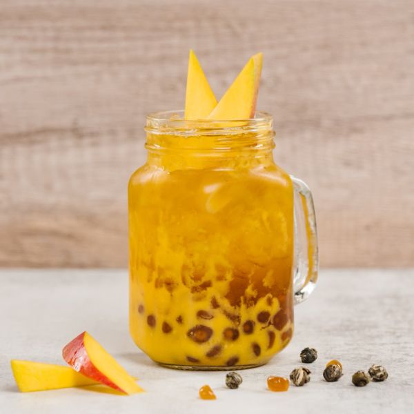 Jasmine Green Tea Mango Boba