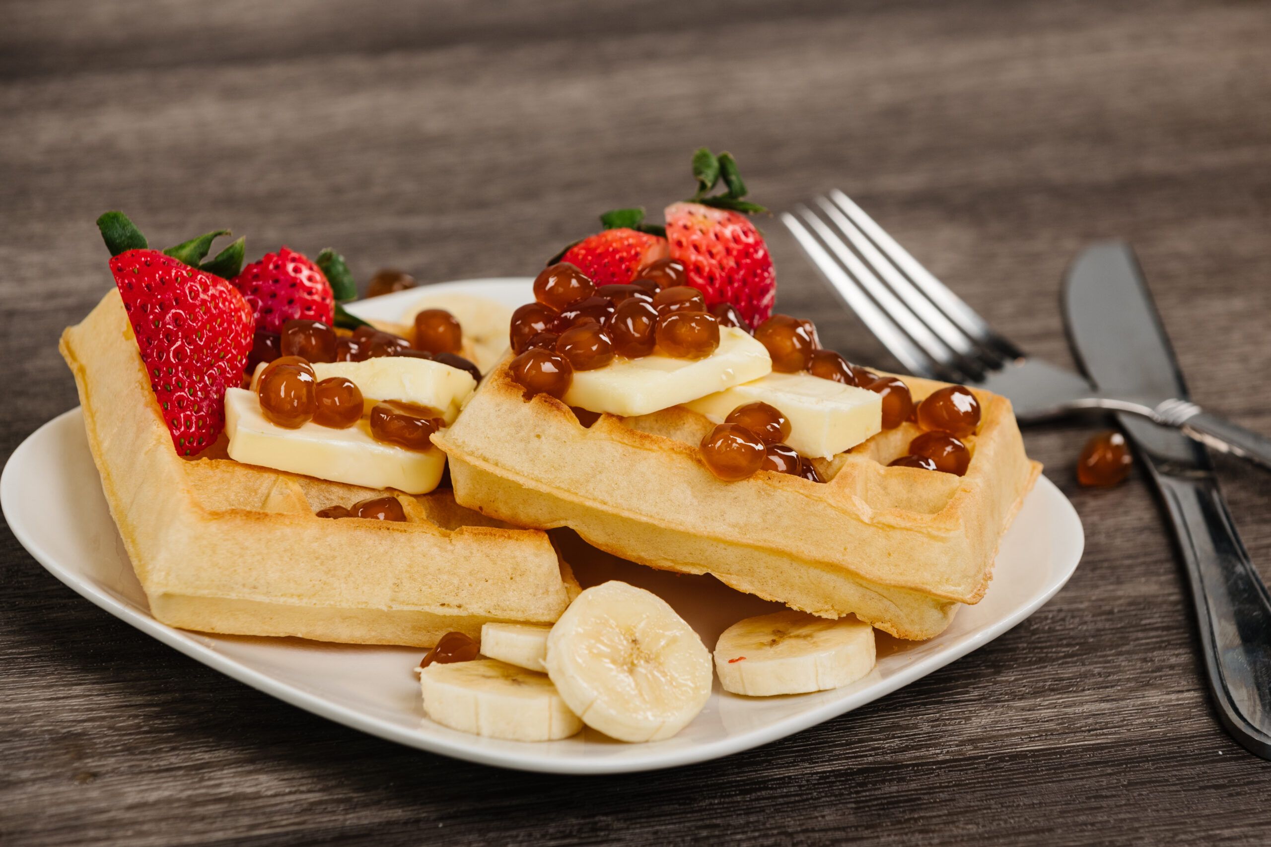 Boba waffle recipe from Better Boba